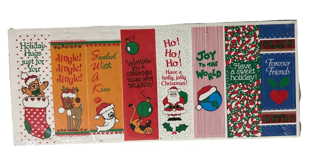 VTG Christmas Bookmarks; Sealed