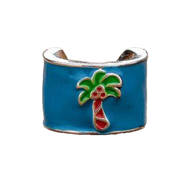 CharMED Stackable Personalize Stethoscope Bling Charm | Palm Tree
