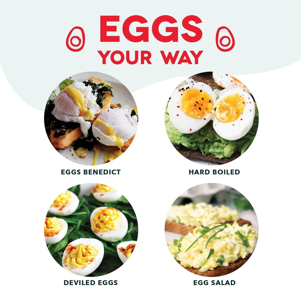 Dash Rapid Egg Cooker - Boiler, Poacher & Steamer - Includes 7 Eggs, Black