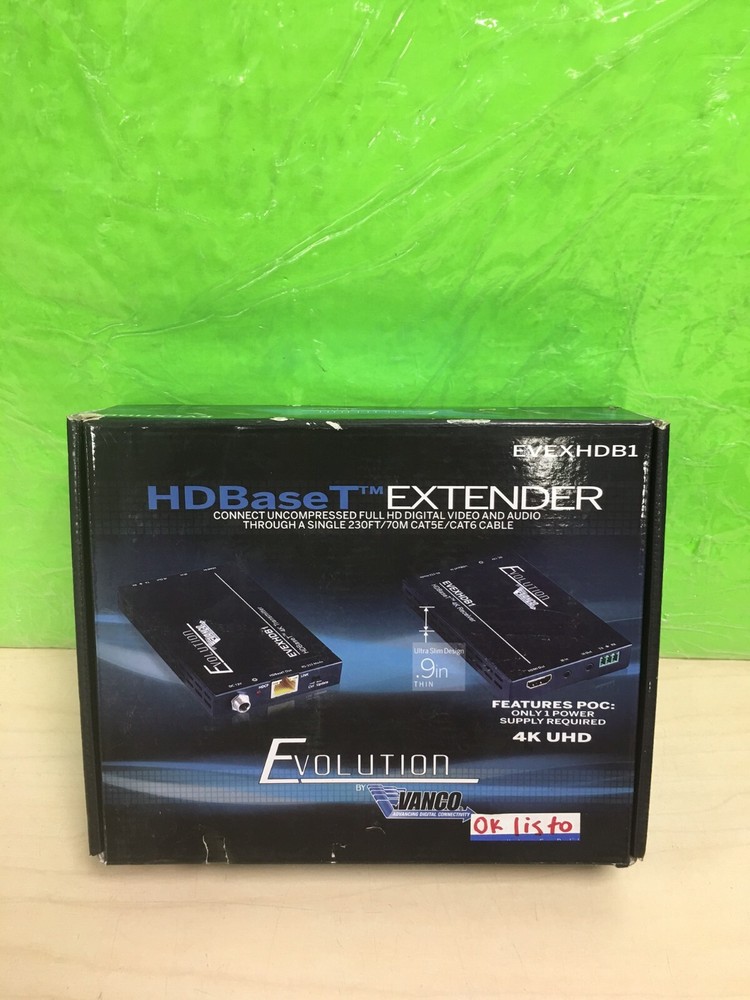 Vanco EVEXHDB1 Evolution Slim HDBaseT 4K UHD Base Extender (TESTED)