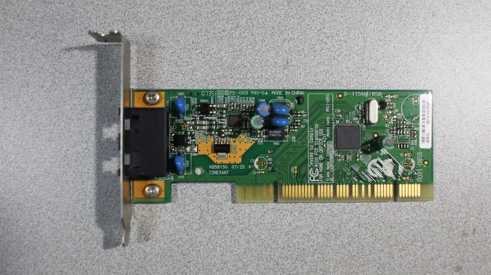 Conexant RD01-D850 PCI Modem & Fax Card