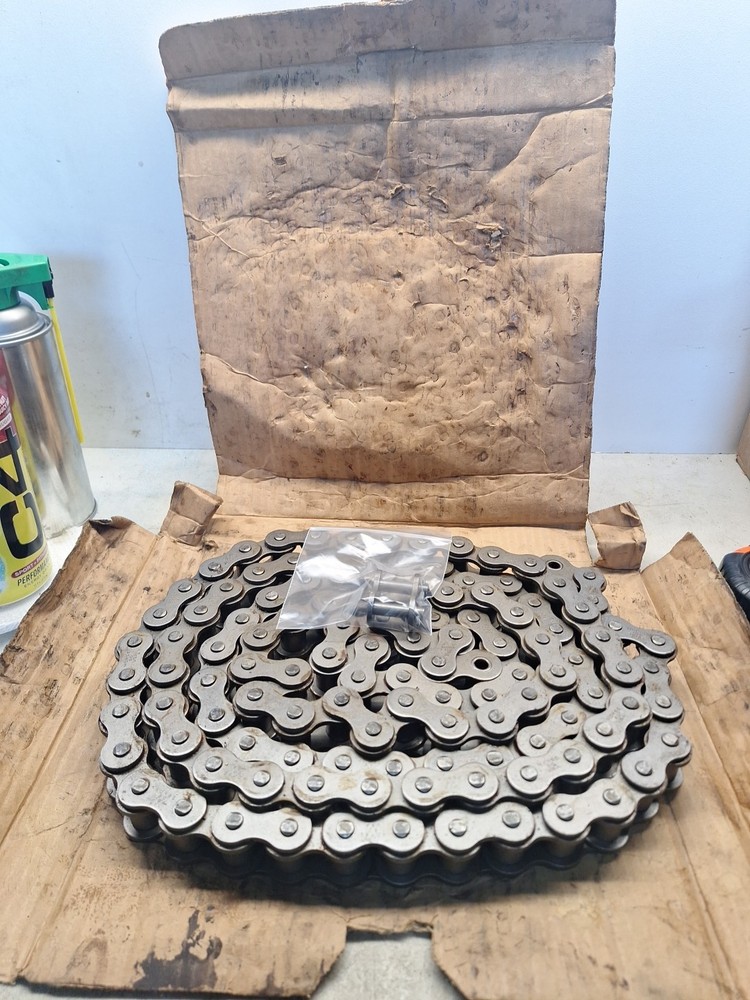 Morse #80R 10ft Roller Chain with Connecting Link NOS