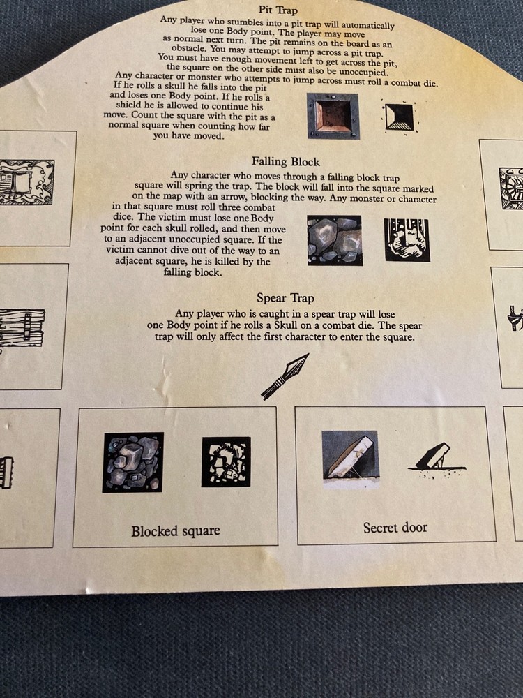 Heroquest Dungeon Master DM Screen