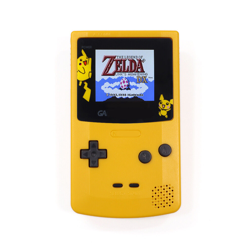 Game Boy GBC High Light Backlight Backlit LCD Screen Kit+Shell No Need Soldering