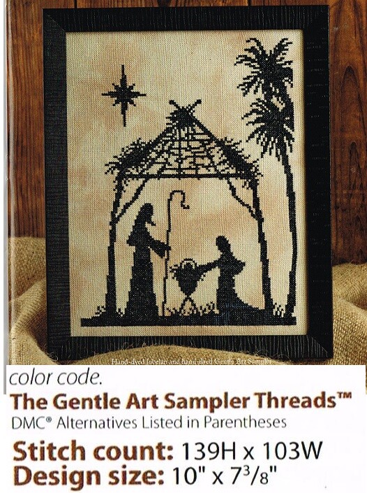 NATIVITY SILHOUETTE  PATTERN ONLY   YD   ERER