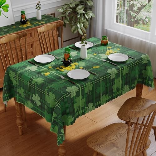 St Patricks Day Tablecloth Rectangle 60x84 Inch, 84" x 60" (Rectangular)