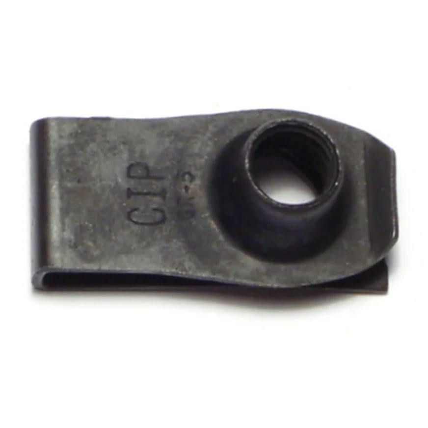 5/16"-18 Black Phosphate Extruded Long U Nuts (10 pcs.)