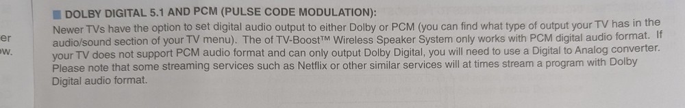 Tv Boost Wireless TV Speaker Transmitter & Receiver Comfort Hearing System
