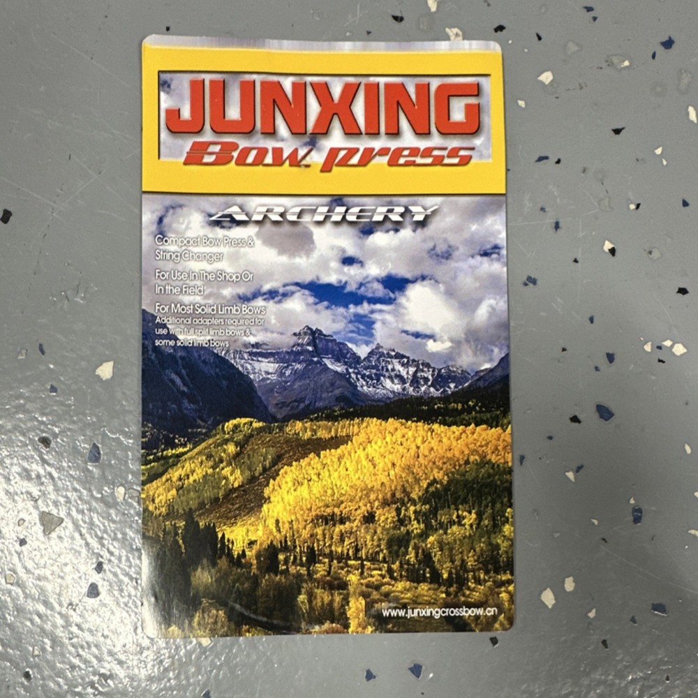 Junxing Bow Press for Compound Bows Black Orange Silver with Bracket Adapters