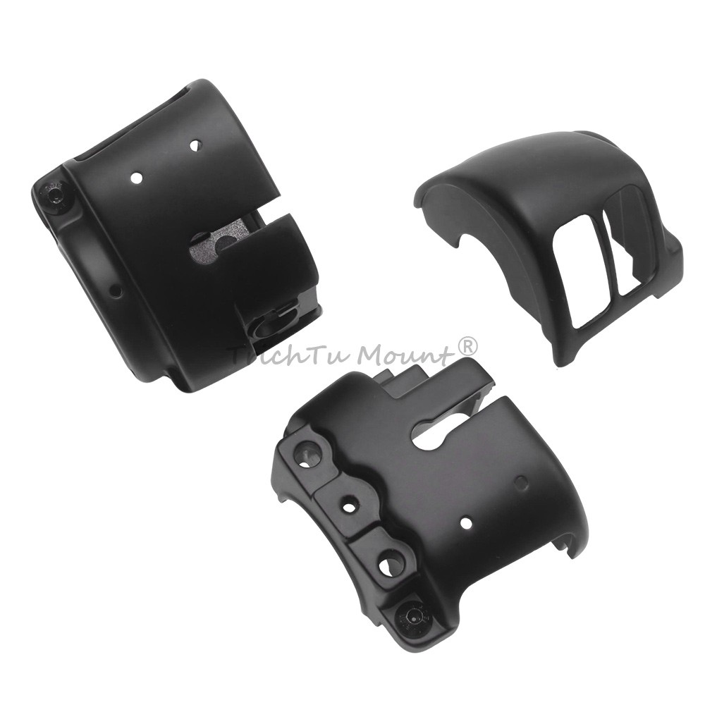 Motorcycle Handlebar Control Switch Housings Cap Cover Button For Harley Softail