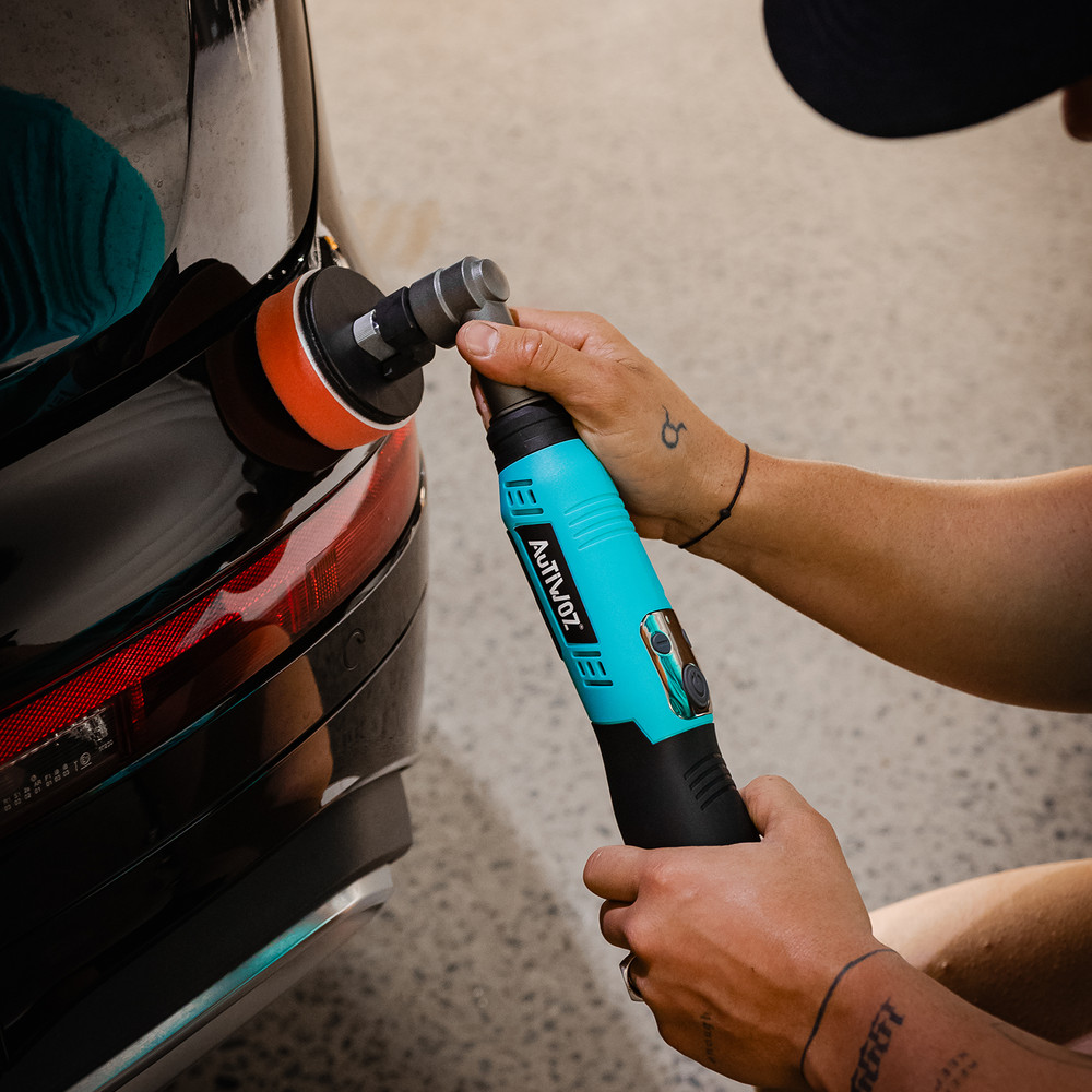 AUTIWOZ Cordless Mini Car Polisher Micro Scratch Remove Buffer Polishing Machine