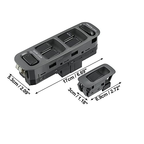 4PCS Replacement Driver Master Power Window Switch Set for 99-06 Chevy Tracker