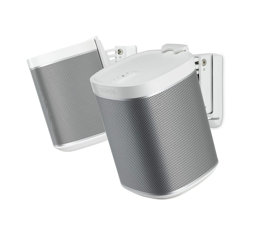 Flexson Wall Mount for SONOS One (Pair, White) pair