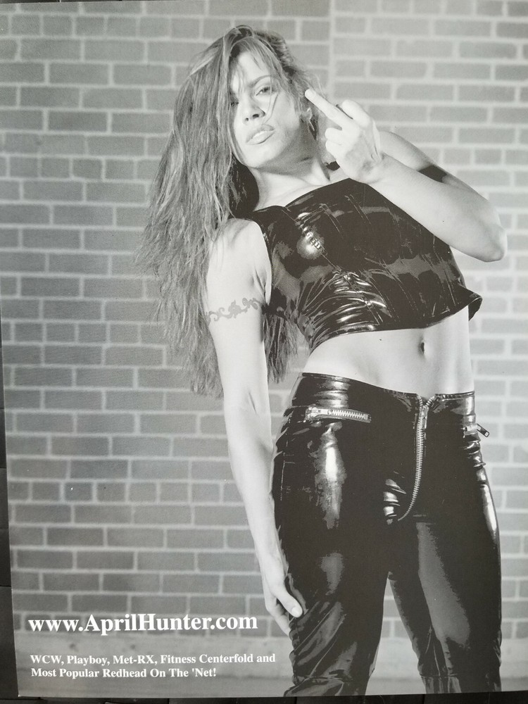 April Hunter  Damn the man  8X10 Signed & personalized