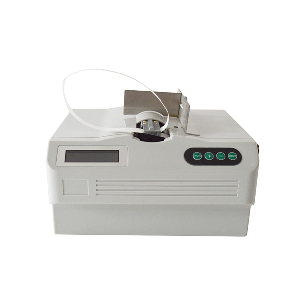 Automatic Money Bundle Machine Banknote Strapping Binding Cross Baling Tool