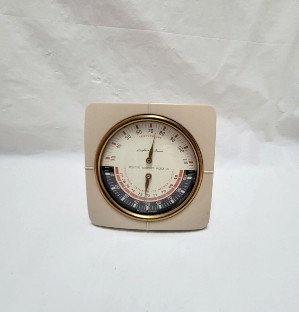 Vintage Airguide RELATIVE COMFORT INDICATOR Table Top Model Humidity Temperature