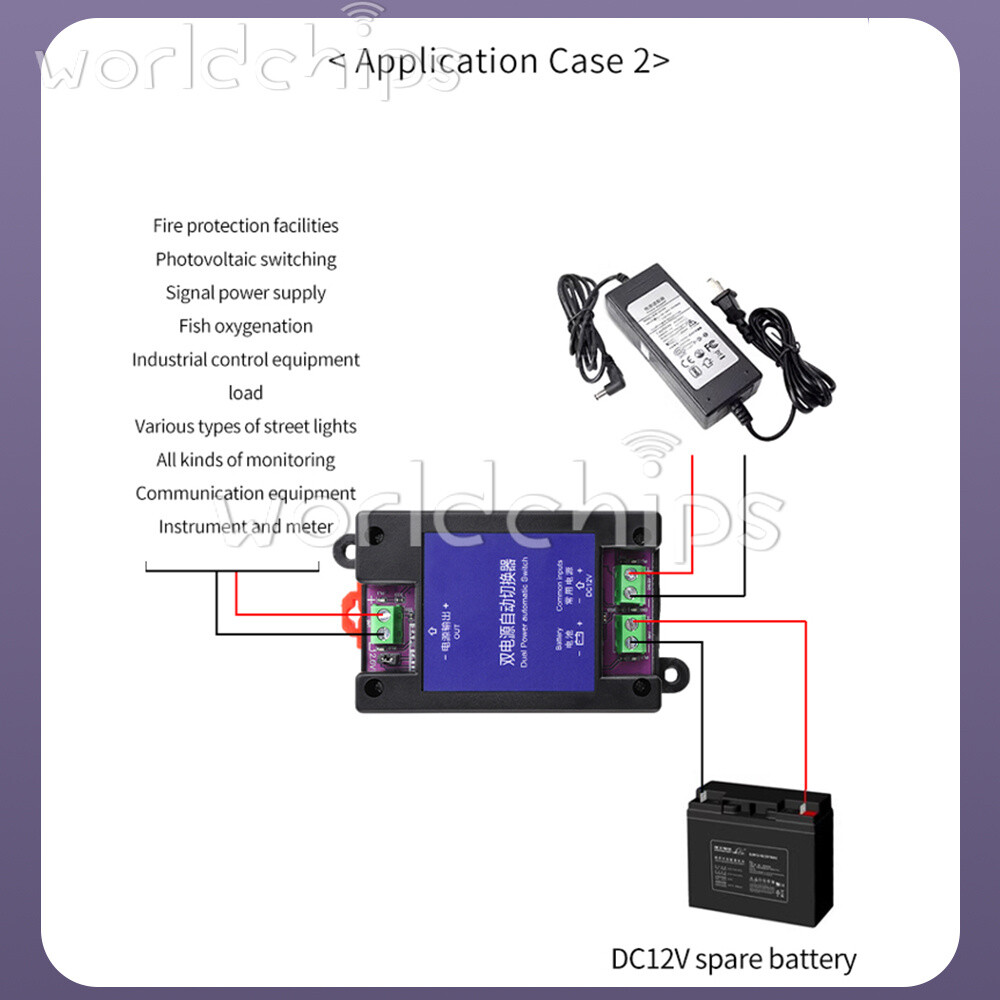 Dual Power Automatic Switcher UPS Emergency Power Failure Auto Transfer Switch