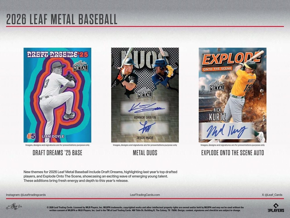 2026 Leaf Metal Baseball Jumbo Box