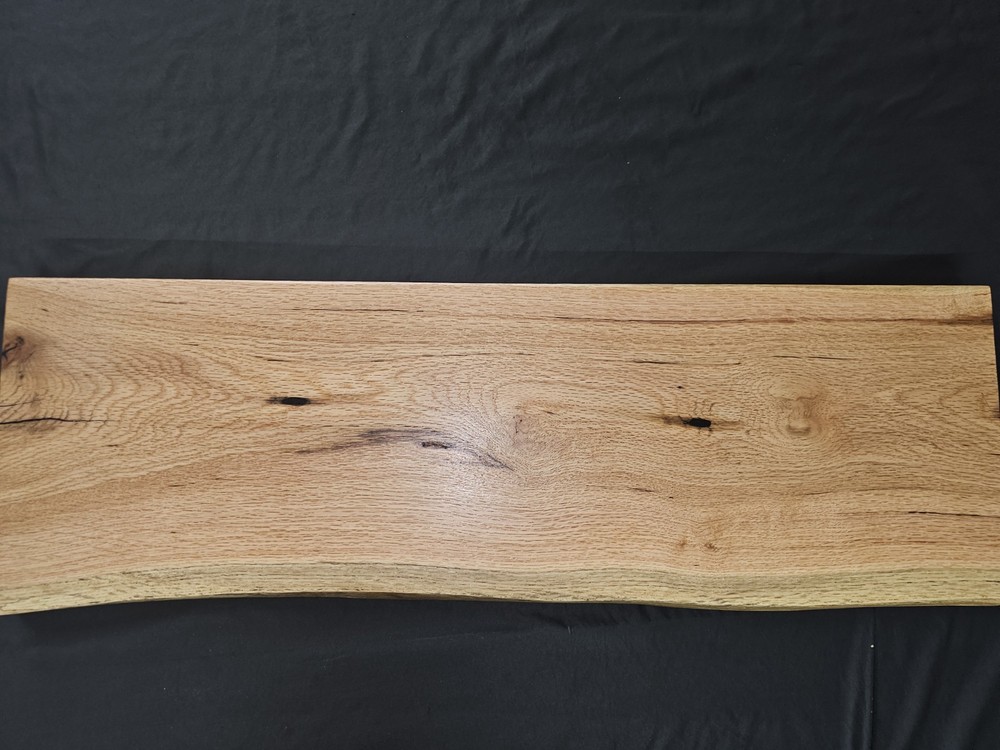 Live Edge Red Oak With Black Epoxy #RO12