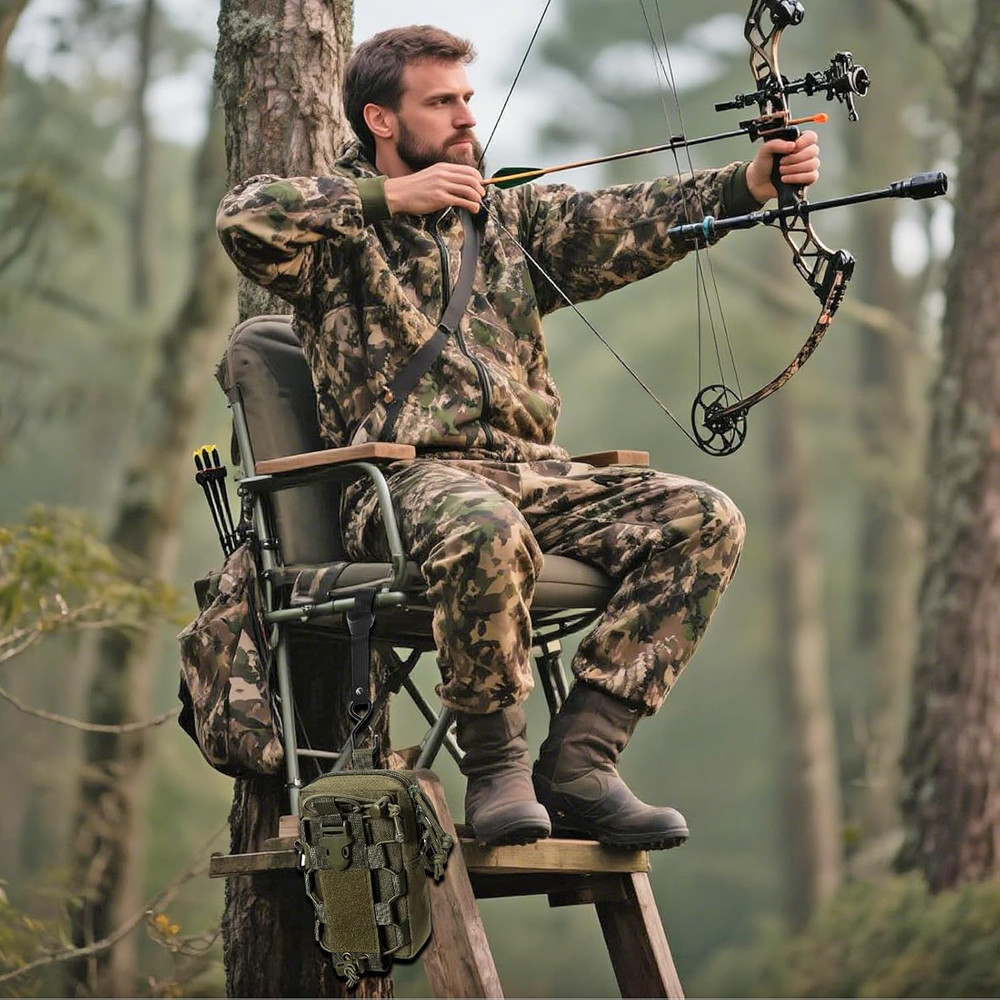 Heavy Duty 4 Pack Treestand Strap Hooks for Easy Installation and Use