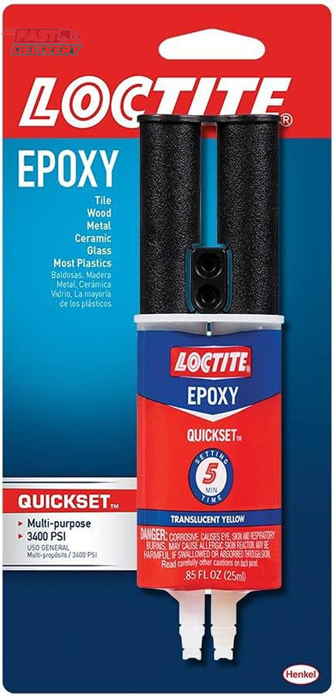 Loctite Epoxy Quick Set, 0.85 Fl. Oz. Syringe