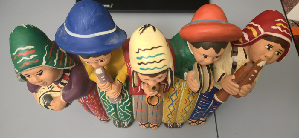 Handcrafted Peruvian Whistle - Musicians Playing their Instruments