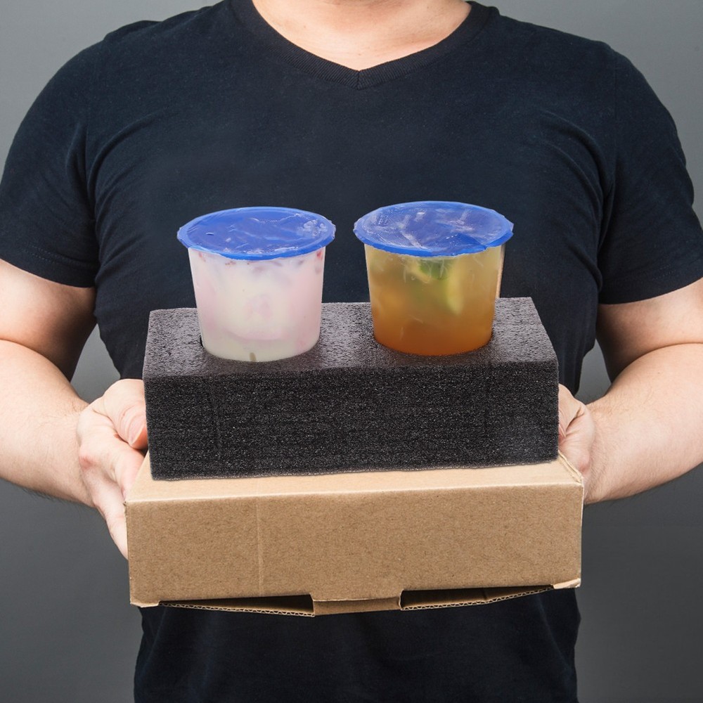 4Pcs Lightweight Drink Carrier Cup Holders for Takeout Packaging