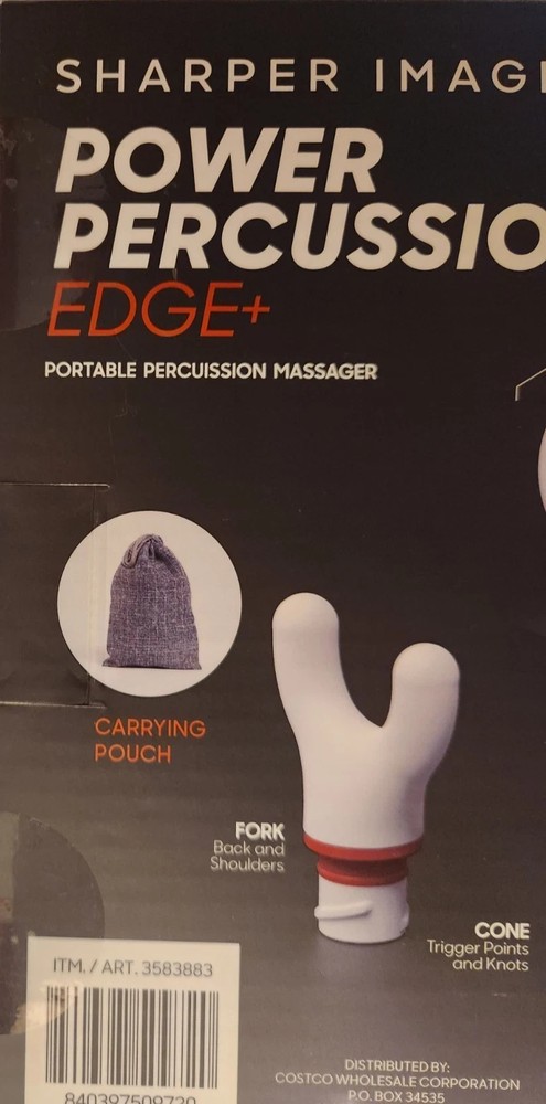 Sharper Image Power Percussion Edge+ Portable Massager