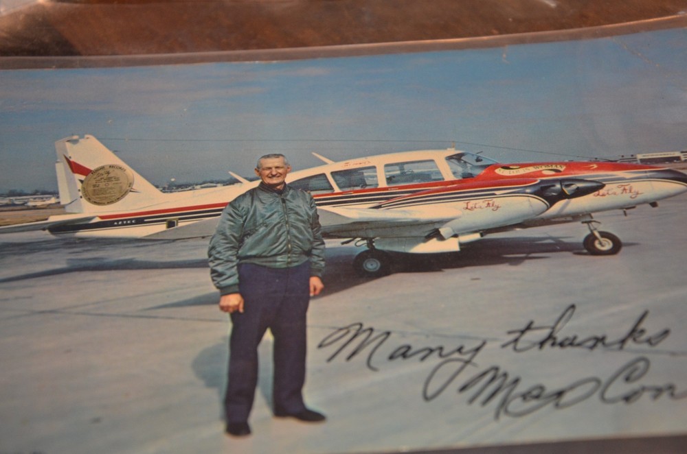 Pilot Max Conrad Signed Post Card
