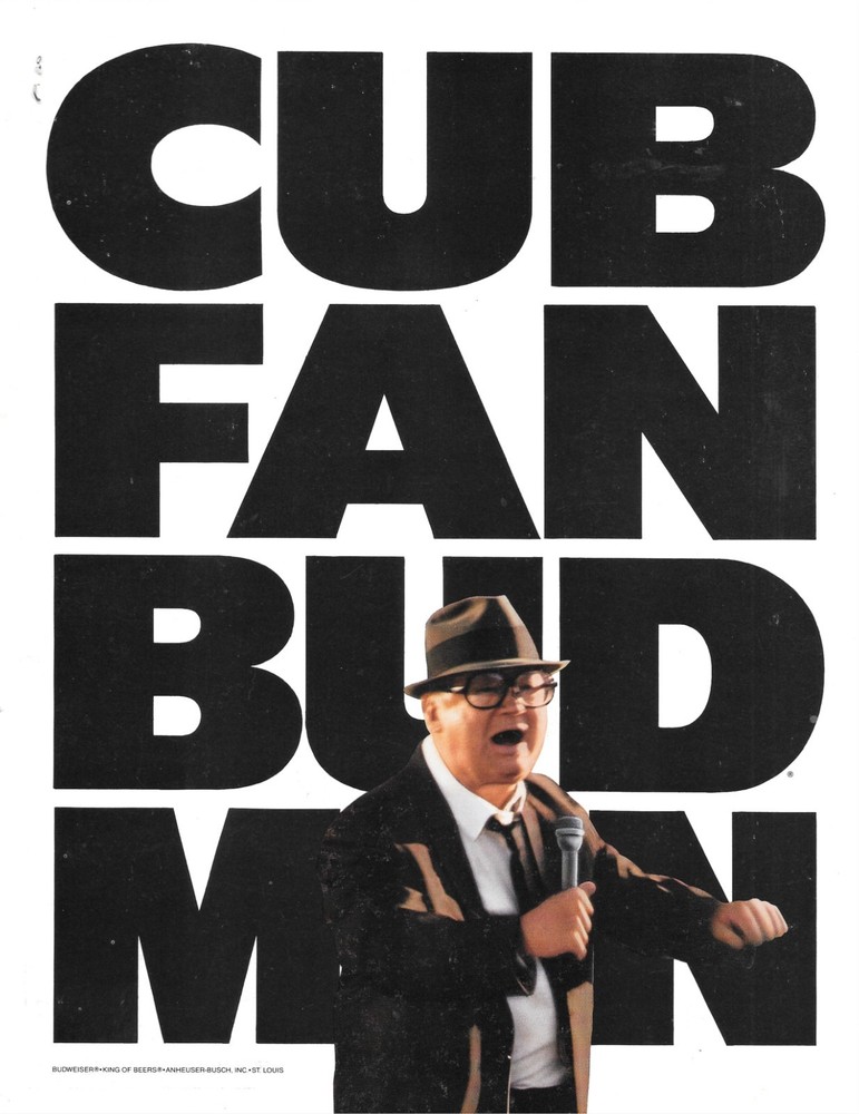 1986 Chicago Cubs Program - Versus Mets - Scored