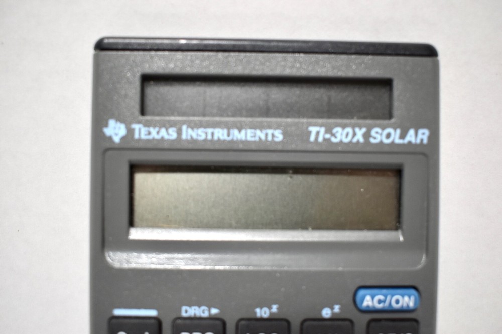 Texas Instrument TI-30X Solar Scientific Calculator - Working Math School