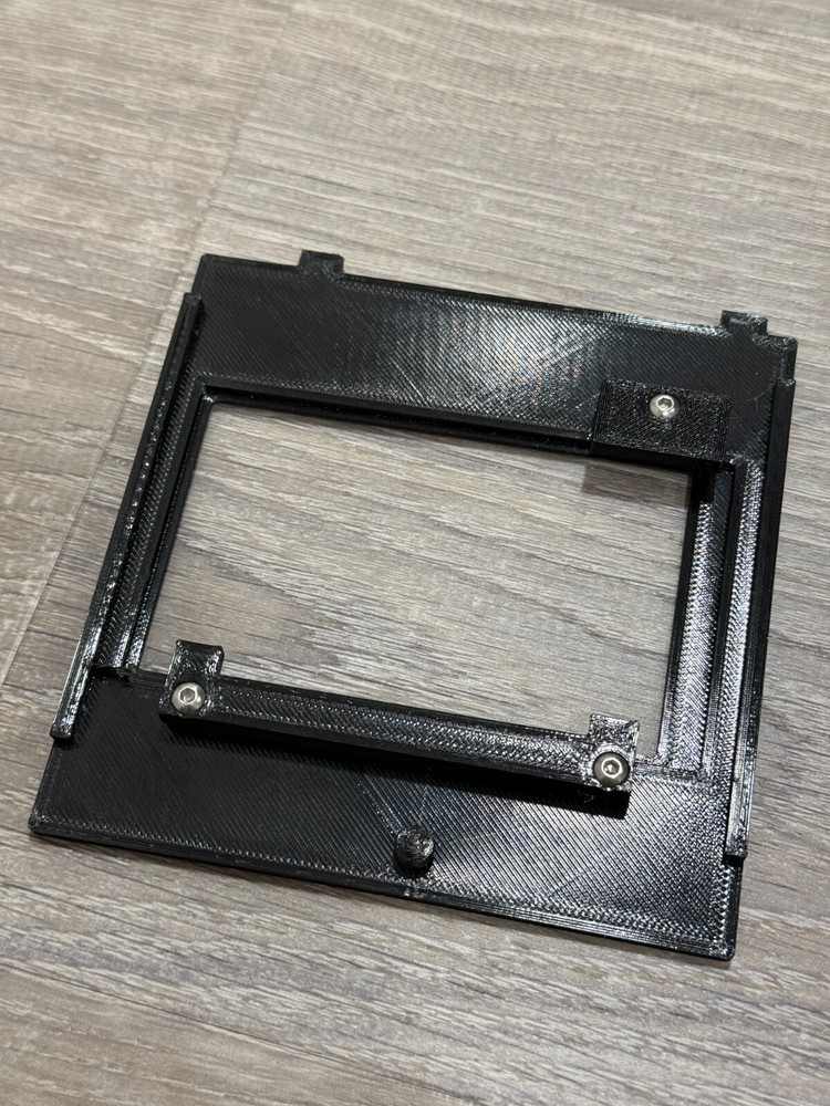 NZXT H1 v1 2020 LCD Mod 3D Printed PSU replacement cover bracket
