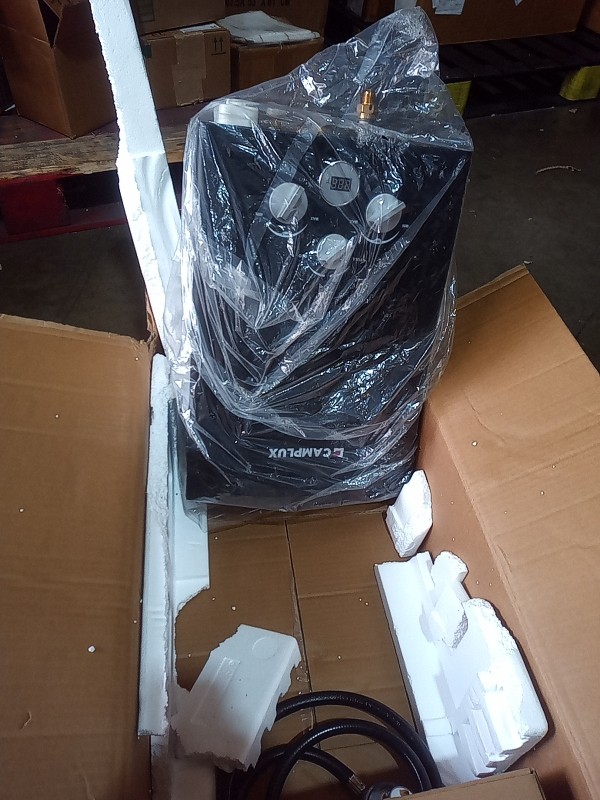 6L Portable Camplux Gas Water Heater 1.58 GPM Instant Hot Outdoor Shower Black