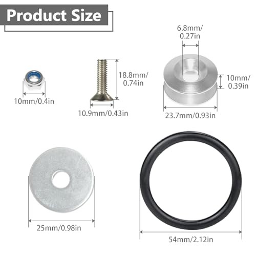 Universal Bumper Clips, Front Rear Bumper Quick Release Kit, 4set Silver