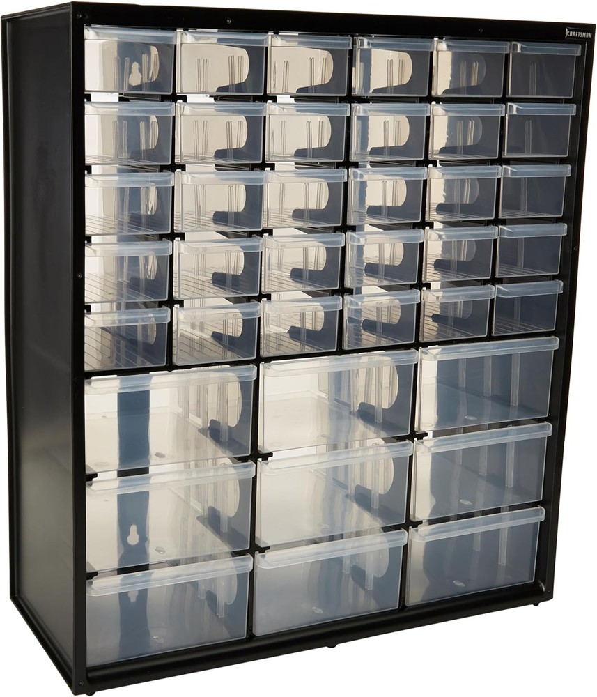 Large Storage Organizer, 39 Compartment, Plastic (CMST40739)