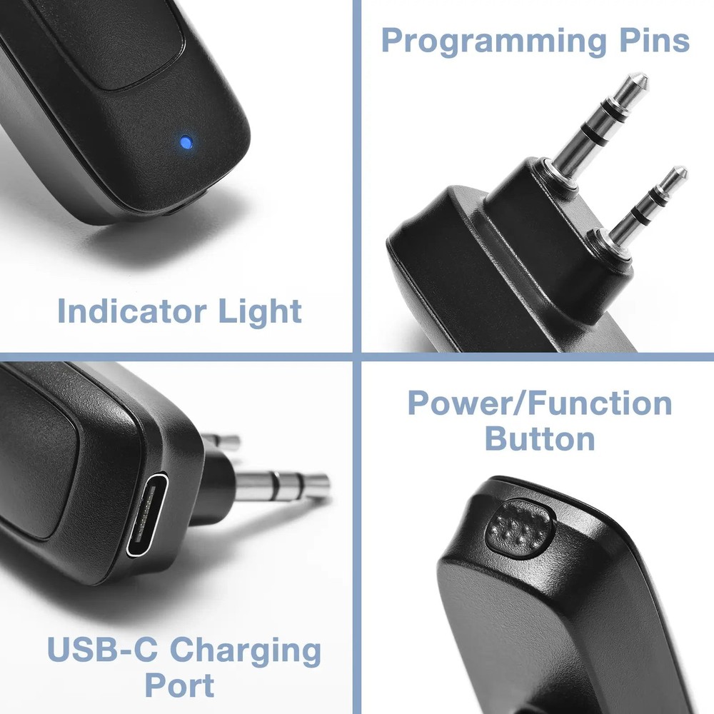 Baofeng BT-A1D Wireless Programming Adapter, BT APP Radio Programmer, Fast Chann