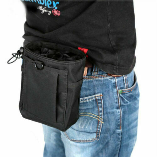Tactical Molle Drawstring Mags Dump Pouch Shotgun Shell Holder Tool Belt Bag