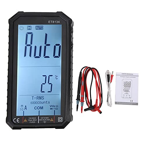 ET8134 Digital Multimeter Voltage Current Meter with LCD Display Automatic