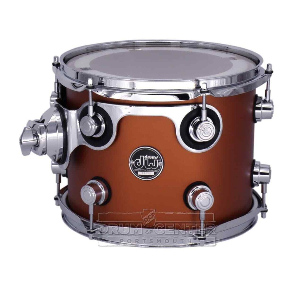 DW Performance Tom 10x8 Hard Satin American Rust