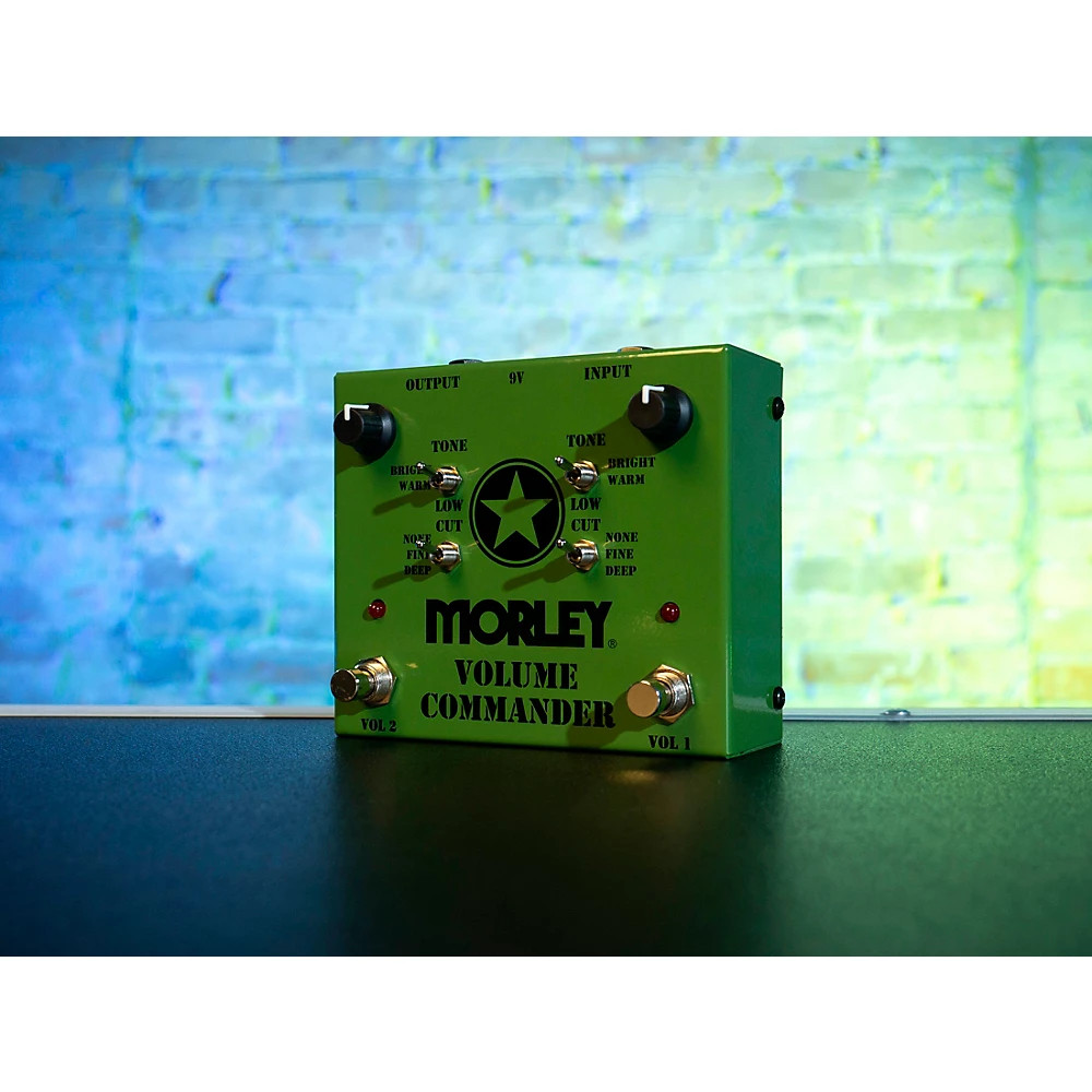 Morley Volume Commander Effects Pedal Green