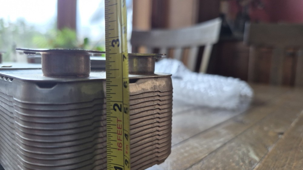 Gas Boiler 18 Plate Copper Brazed Heat Exchanger Of Unknown Orgin