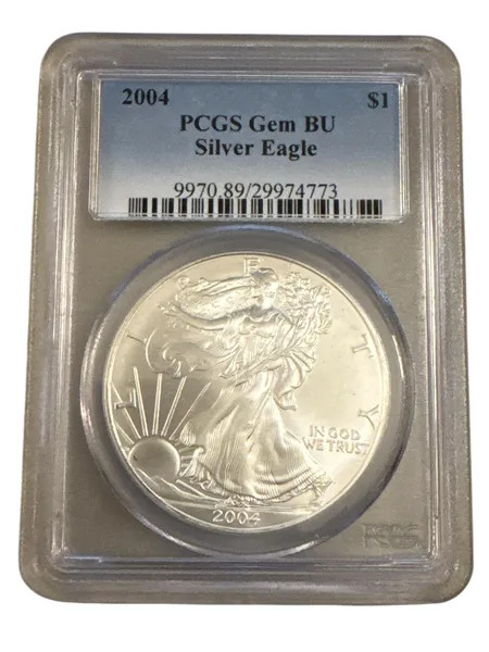2004 $1 Silver Eagle Genuine (89 - Brilliant Uncirculated)