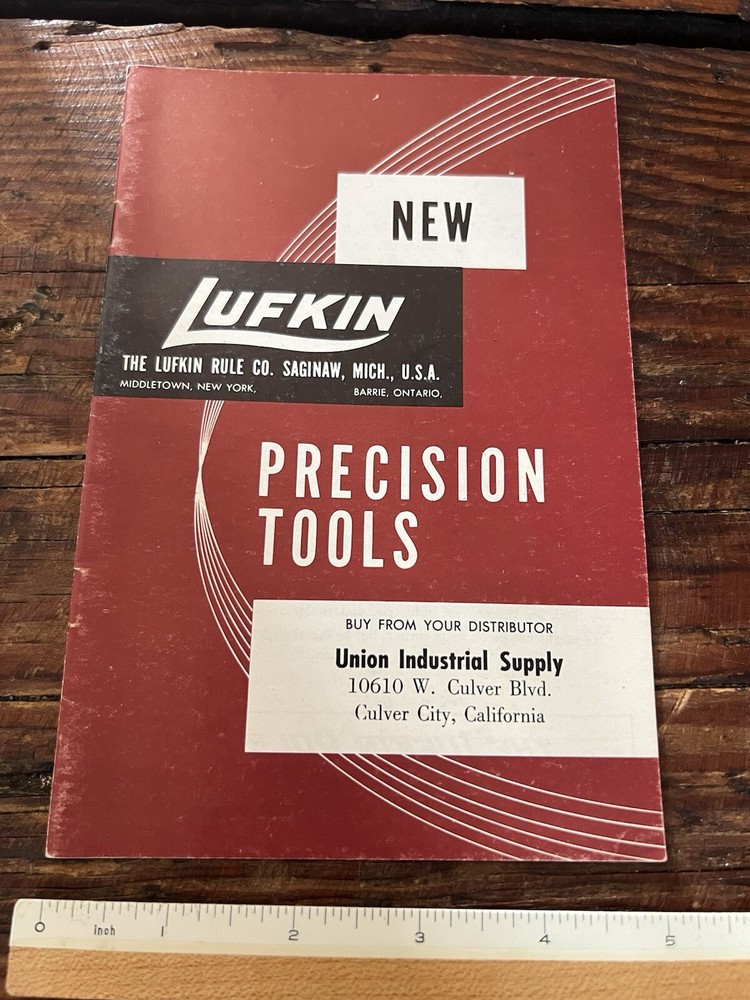 Vintage Lufkin Precision Tools Catalog