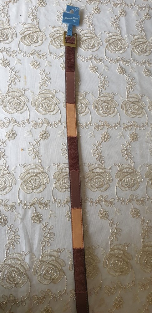 Women’s Belt Patchwork - UNIVERSAL THREAD - Brown / Choose Size