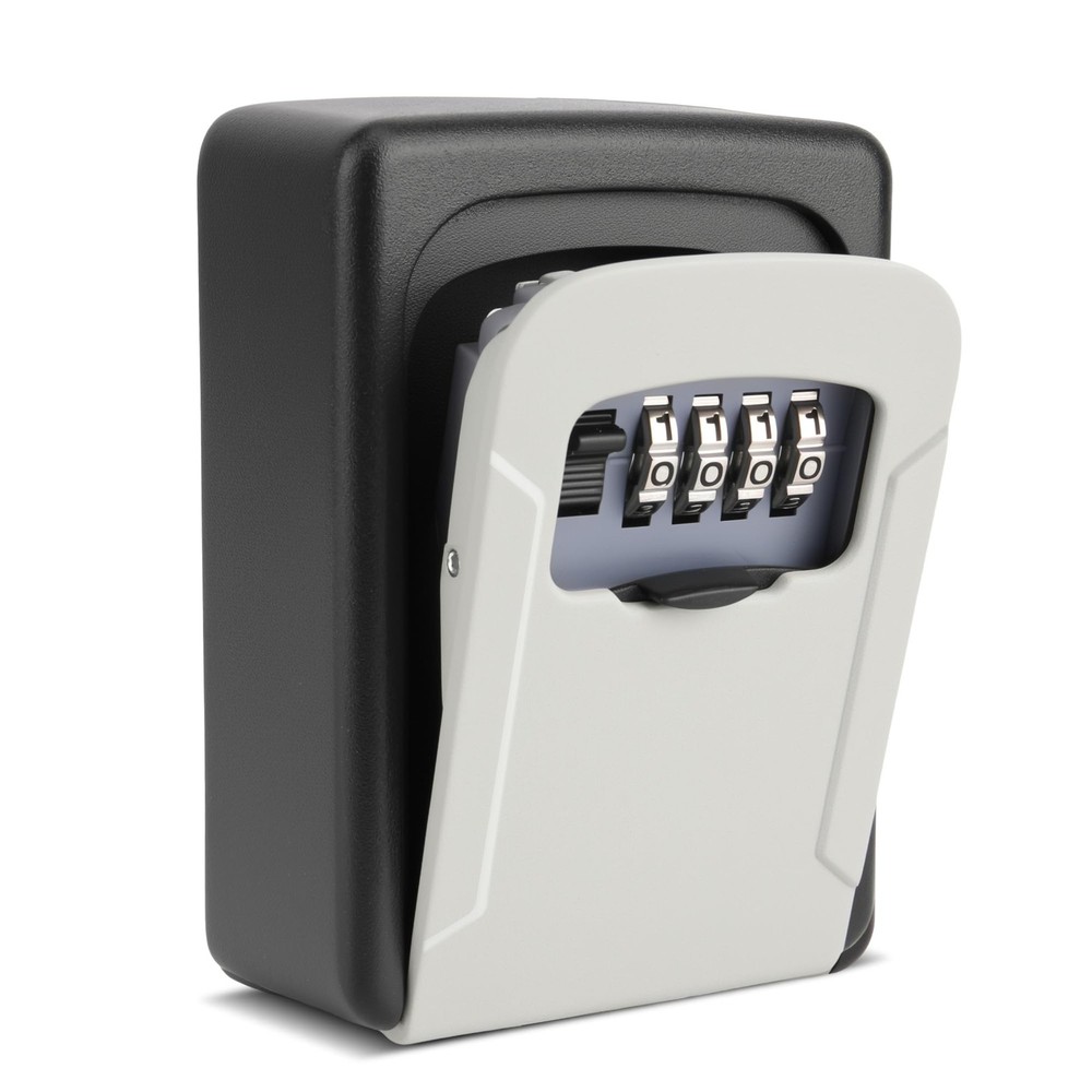 Key Lock Box,Combination Lockbox Wall-Mounted Key Storage Box for Keys,Large ...