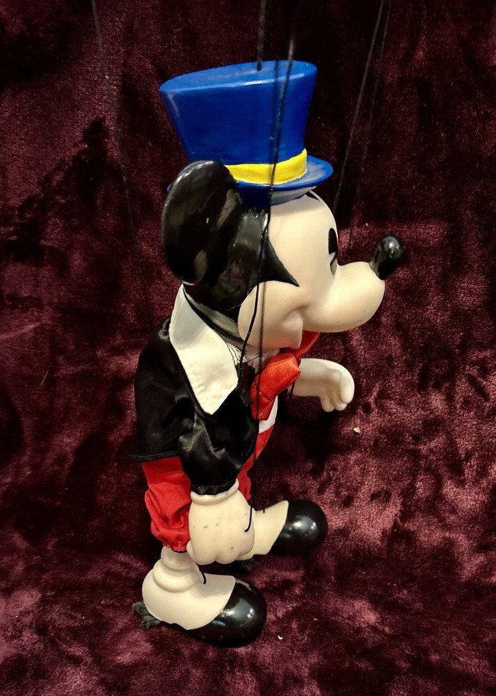Vintage Disney Mickey Mouse String Puppet (Marioette)