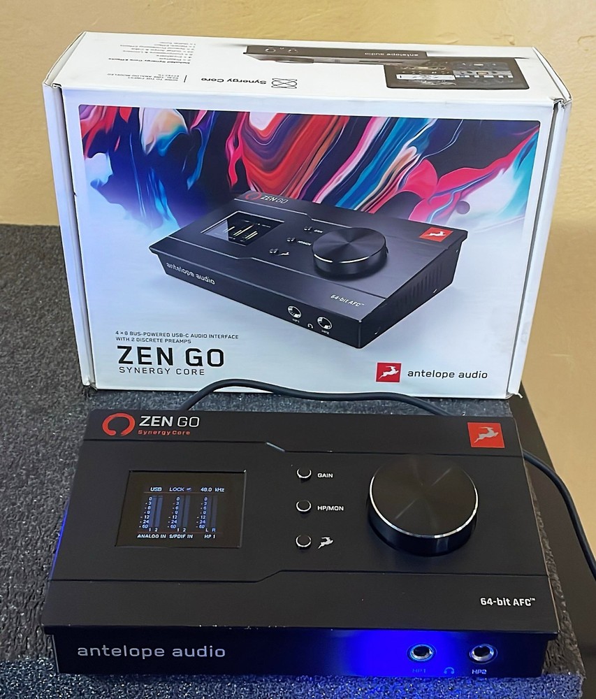 Antelope Audio Zen Go Synergy Core Desktop USB Type-C Audio Interface