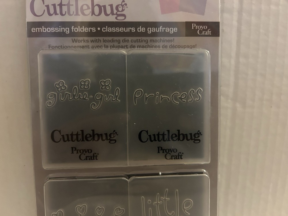 Provo Craft Cuttlebug Princess (4 Embossing Folders)
