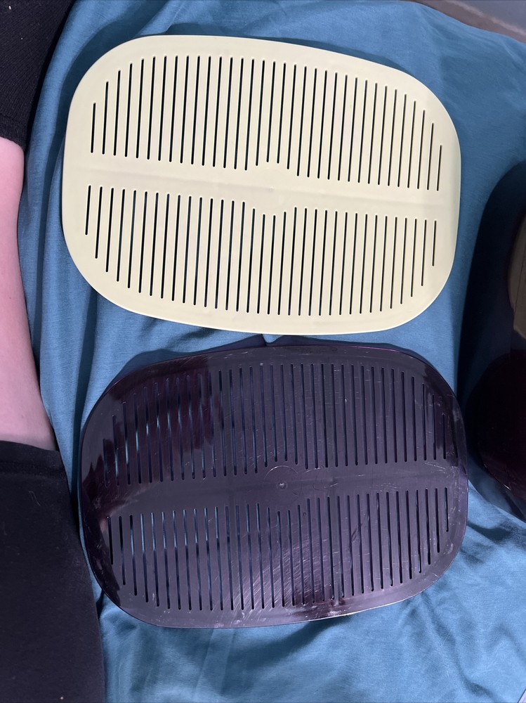 Tupperware Microwave Steamer Cooker Stackable Oval- 6pcs- Used
