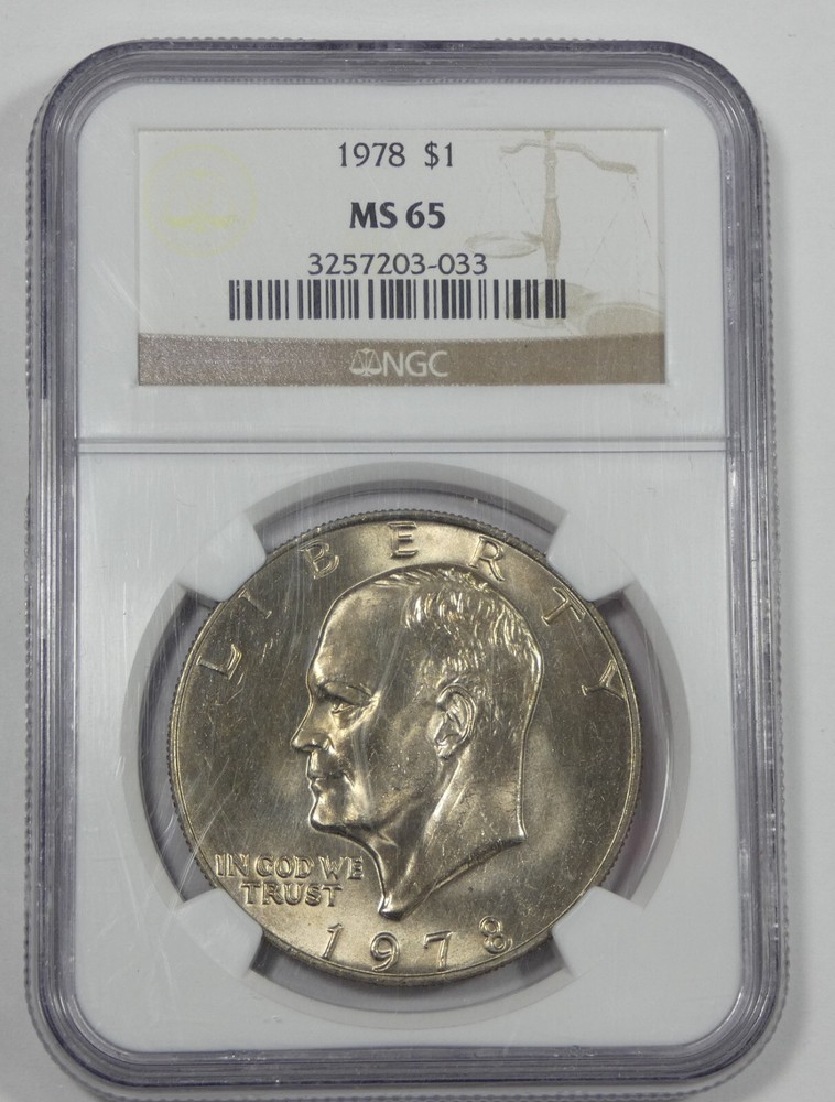 1978 Eisenhower Dollar CERTIFIED NGC MS 65